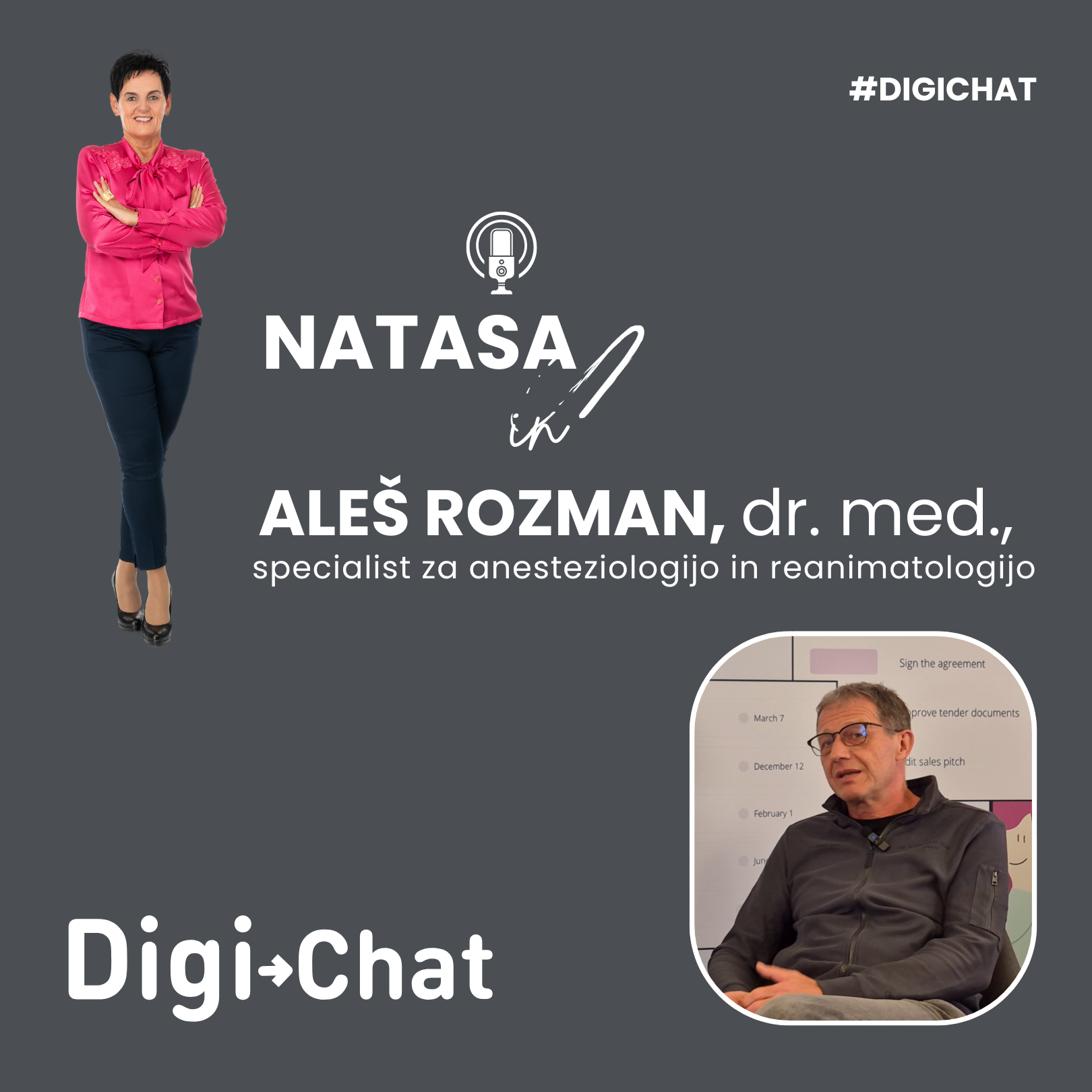 DigiChat #06: Neskladje ni konec zgodbe. Je začetek izboljšave. - Aleš Rozman, dr. med.