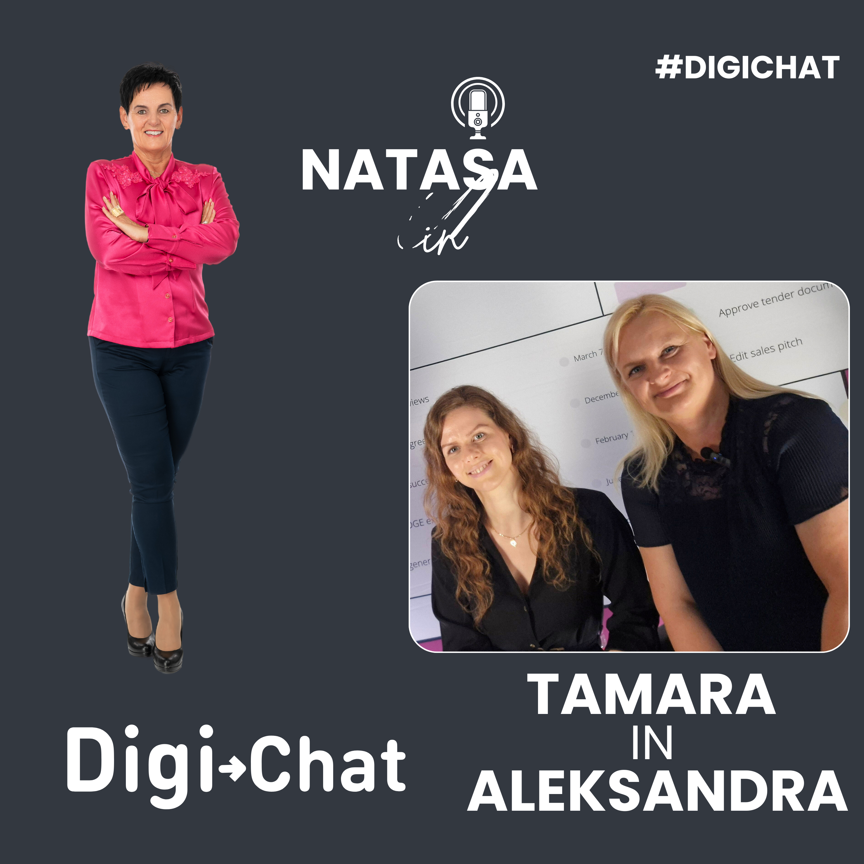 DigiChat #02: Moč digitalizacije HR za odlične rezultate - pogovor s Tamaro Kušar & Aleksandro Kocjan